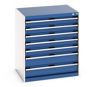 Drawer Cabinet 900 mm high 7 drawers Bott100% extension Drawer units 800 x 650 for Labs and Test facilities 44/40020041.11 Drawer Cabinet 900 mm high 7 drawers.jpg
